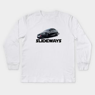 BMW E92 Drifting "Slideways" Kids Long Sleeve T-Shirt